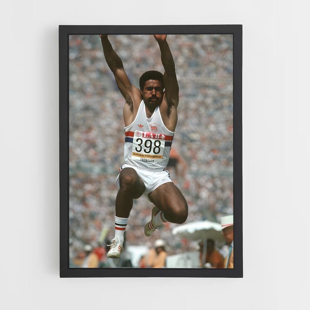 Poster Daley thompson – affiche Athlétisme (vue 2)